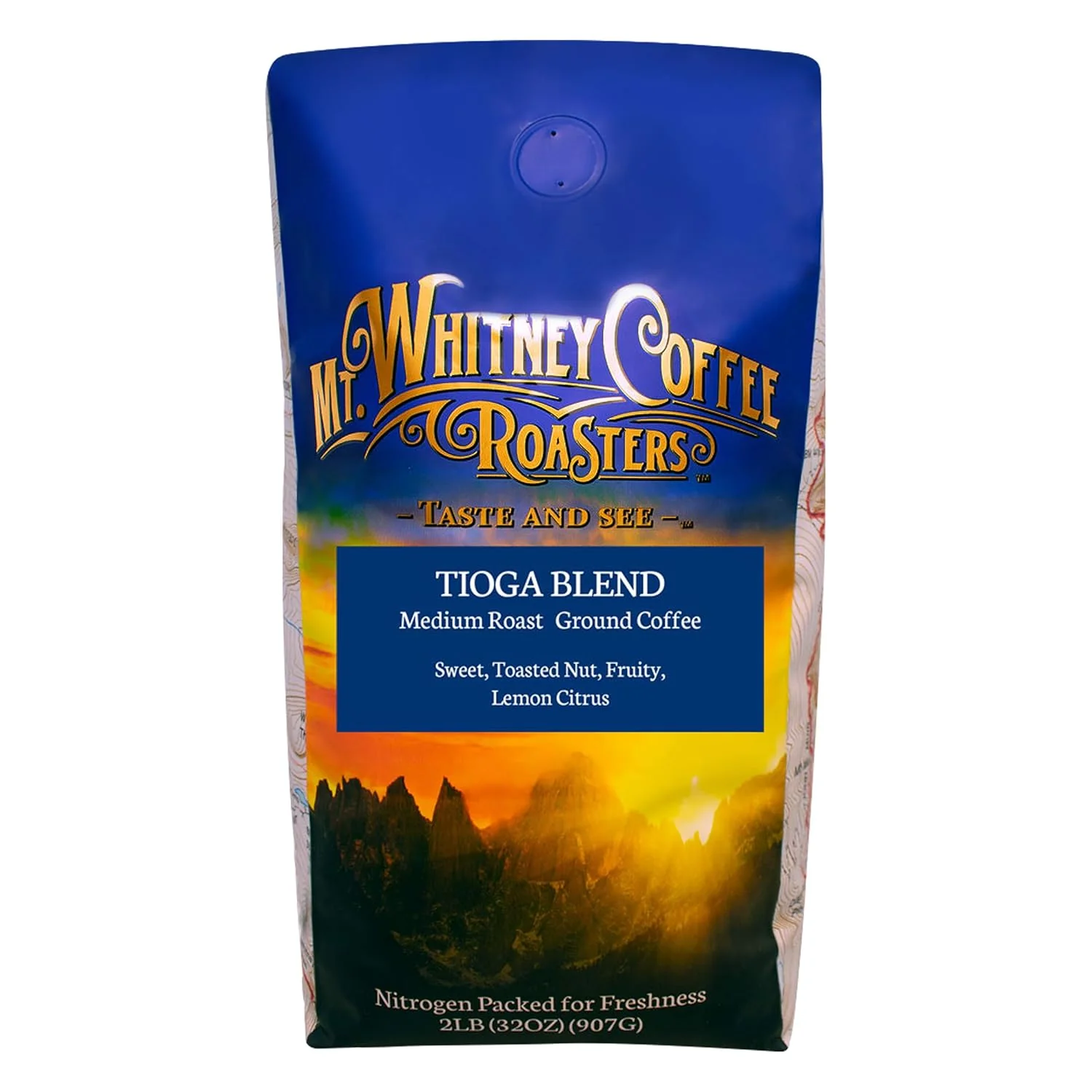 Quality Mt. Whitney Tioga Blend Coffee Ground 2 Lb User-Friendly