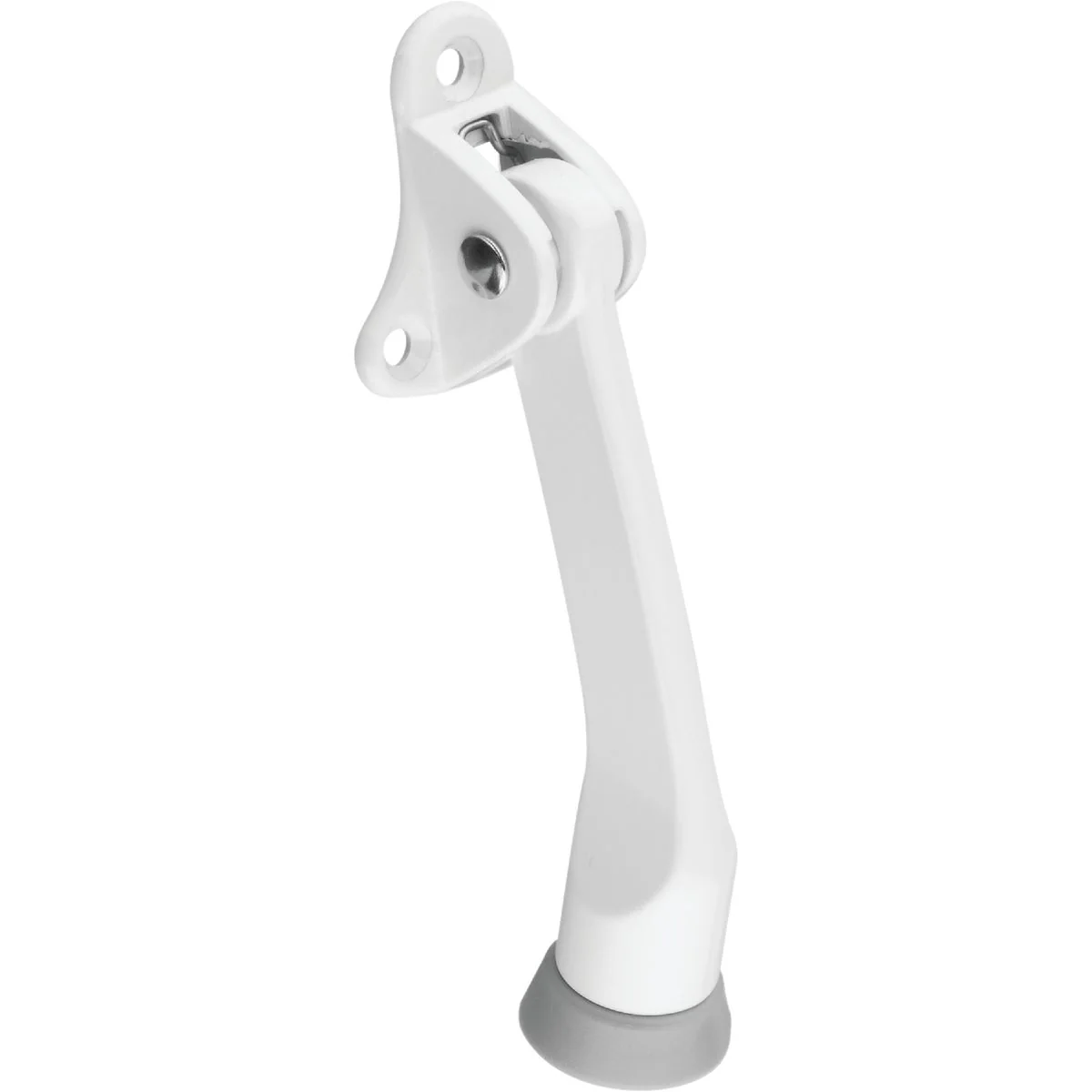 Fast National V238 4 In. White Kickdown Door Holder High-End