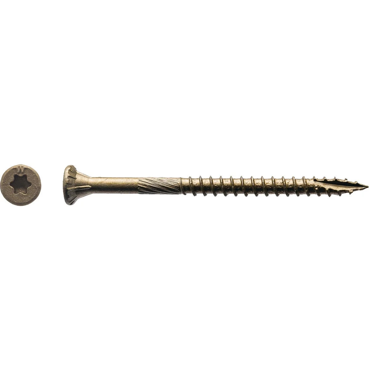 Fine Crafted Big Timber 9 x 2-1 2 In. Bronze Flat Head Wood Screw 465 Ct. 5 Lb. Recyclable