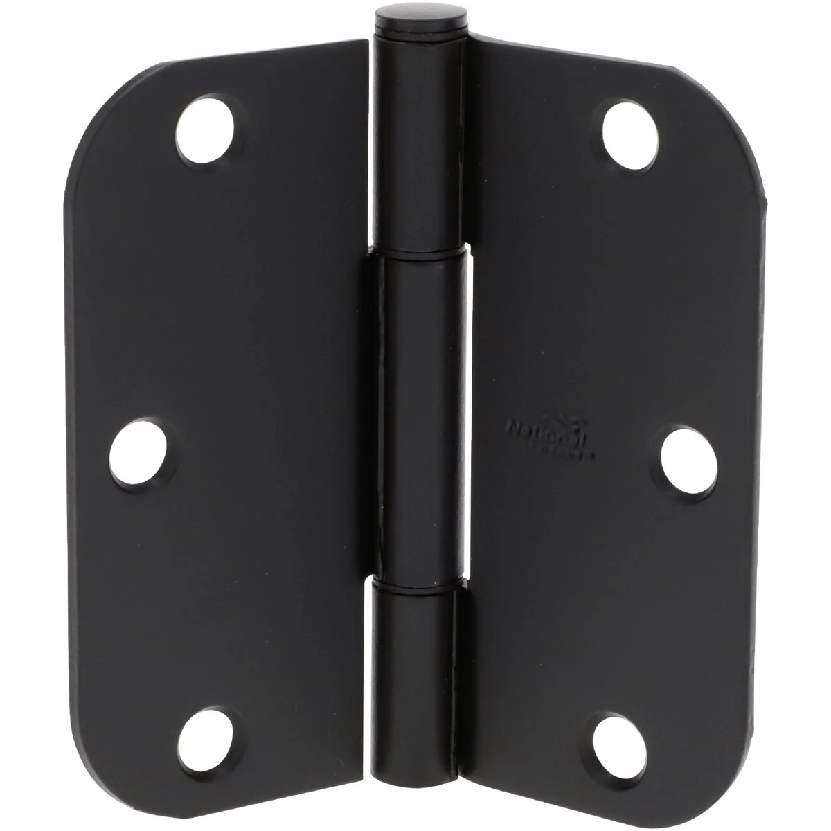 Selected National Hardware Squeak Guard 3-1 2 In. Matte Black Hinge with 5 8 In. Radius 3-Count Trusted