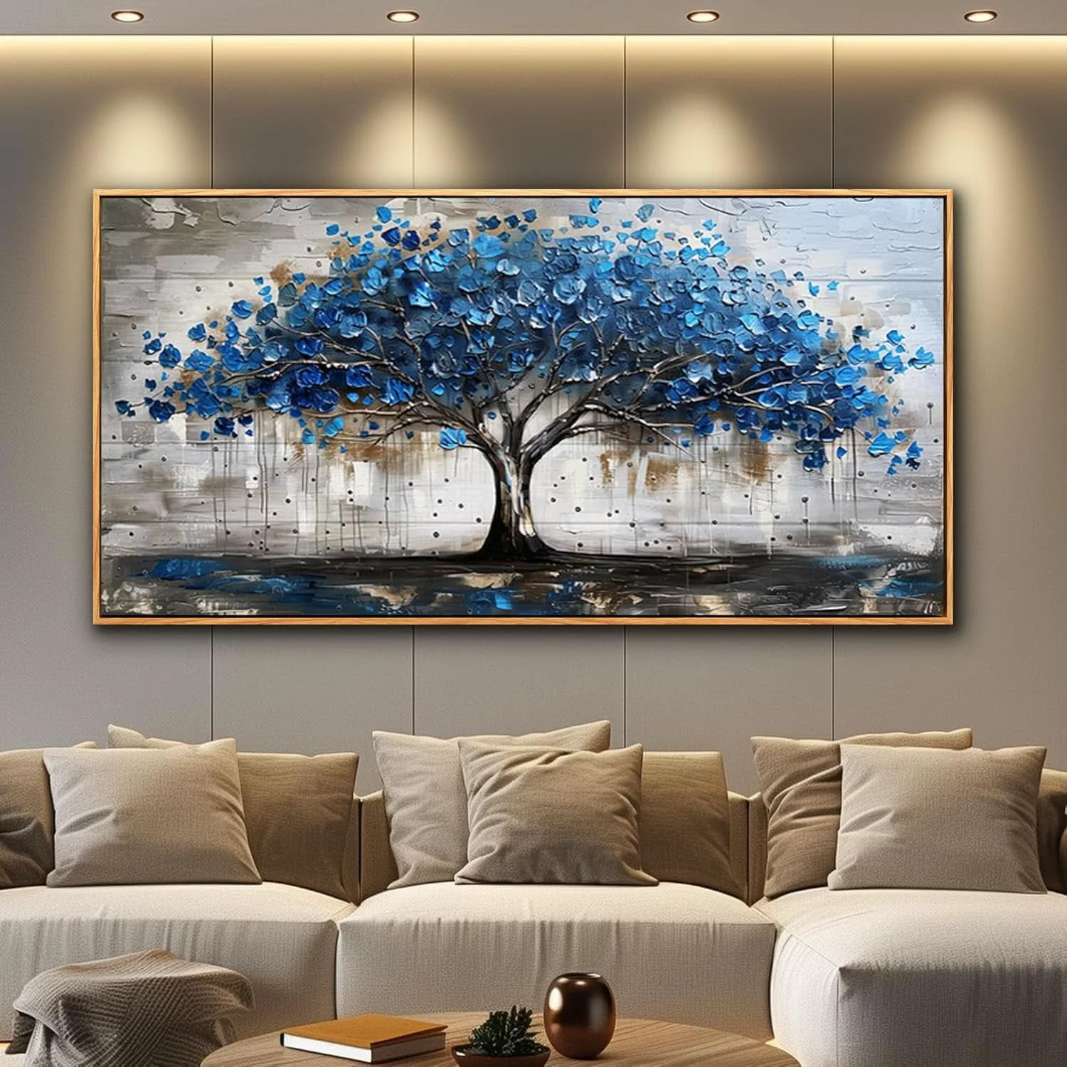 Specialty 20×40 Inch Framed HD Canvas Panoramic Landscape Art Optimized