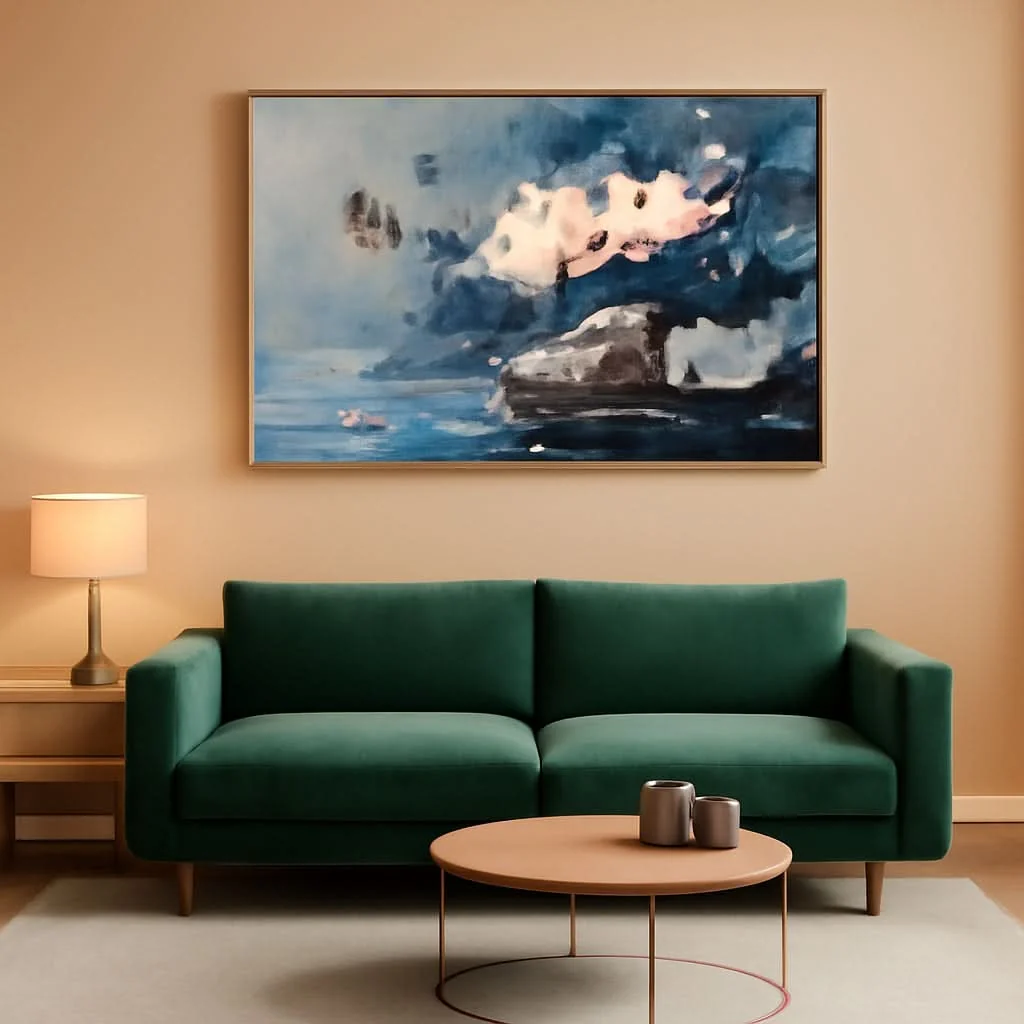 Reliable Elegant Floral Lotus Canvas Wall Art 40×20 Framed Canvas Consistent