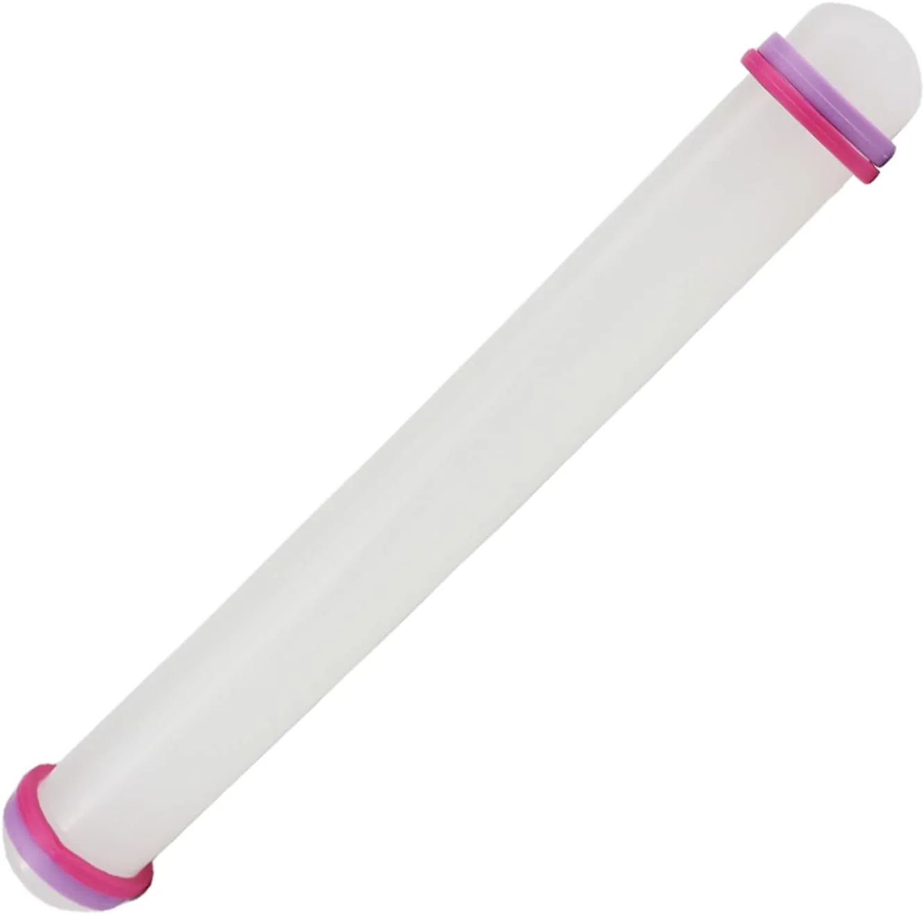 Luxury Fondant Rolling Pin 9 Inch Non-Stick Dough Pastry Roller Adjustable Kitchen Utensils for Fondant Pie Crust Cookie Pastry Comfortable