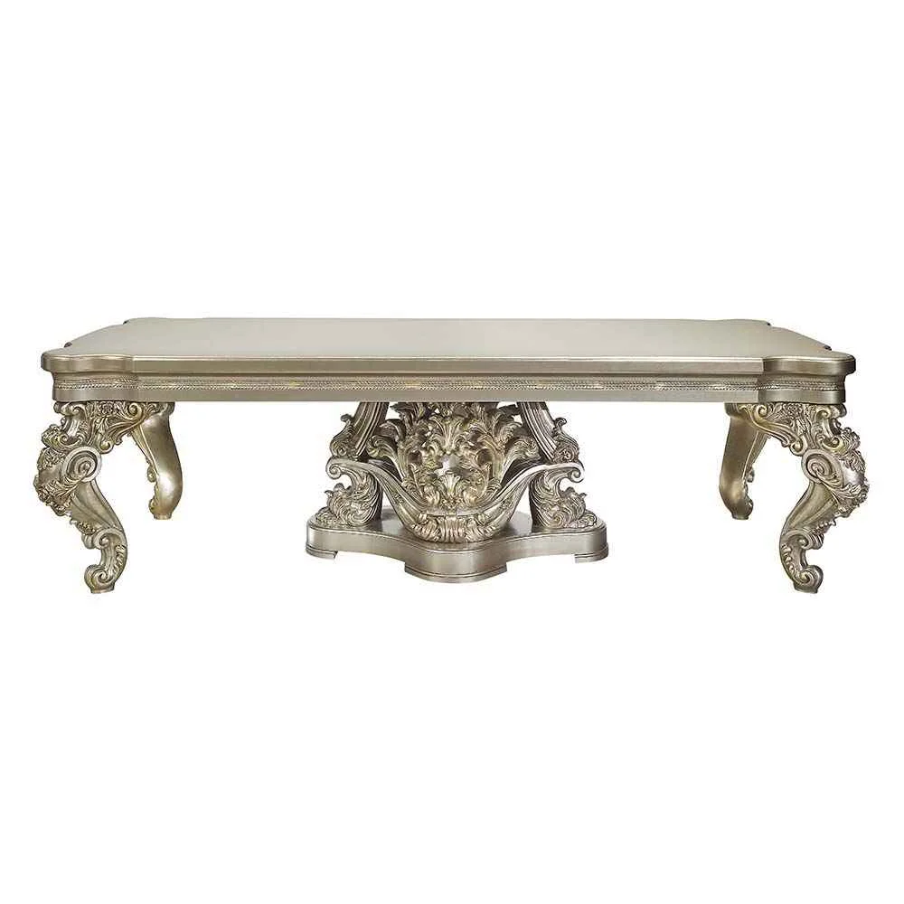 World-Class Danae – Dining Table – Champagne Gold Versatile