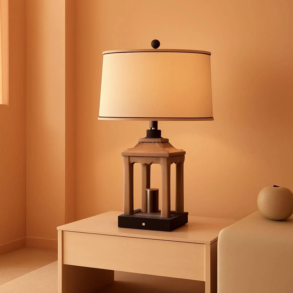 User-Friendly Farmhouse Touch Table Lamps Set of 2 Dimmable USB Ports Easy-to-Use