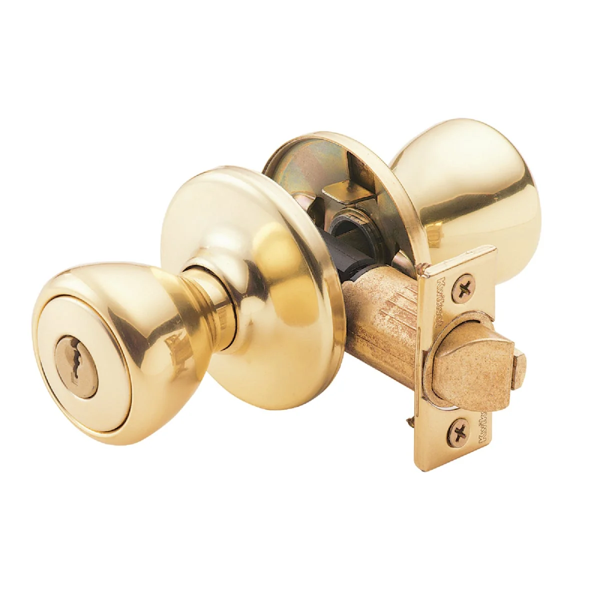 Premium Material Kwikset Tylo Polished Brass Entry Door Knob Unique