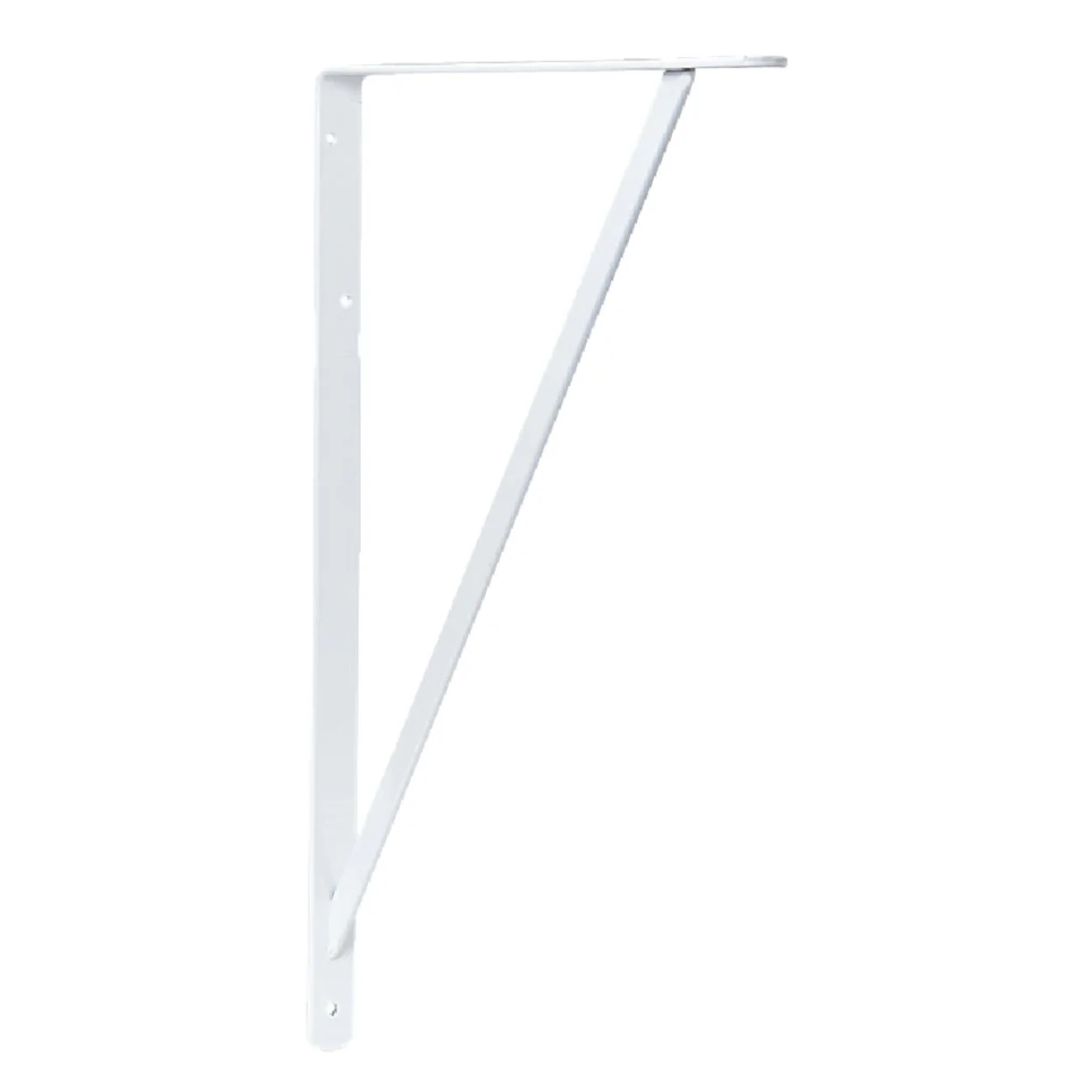 Consistent John Sterling 208 Series 22 In. D. x 14 In. H. White Steel L-Bracket Flexible