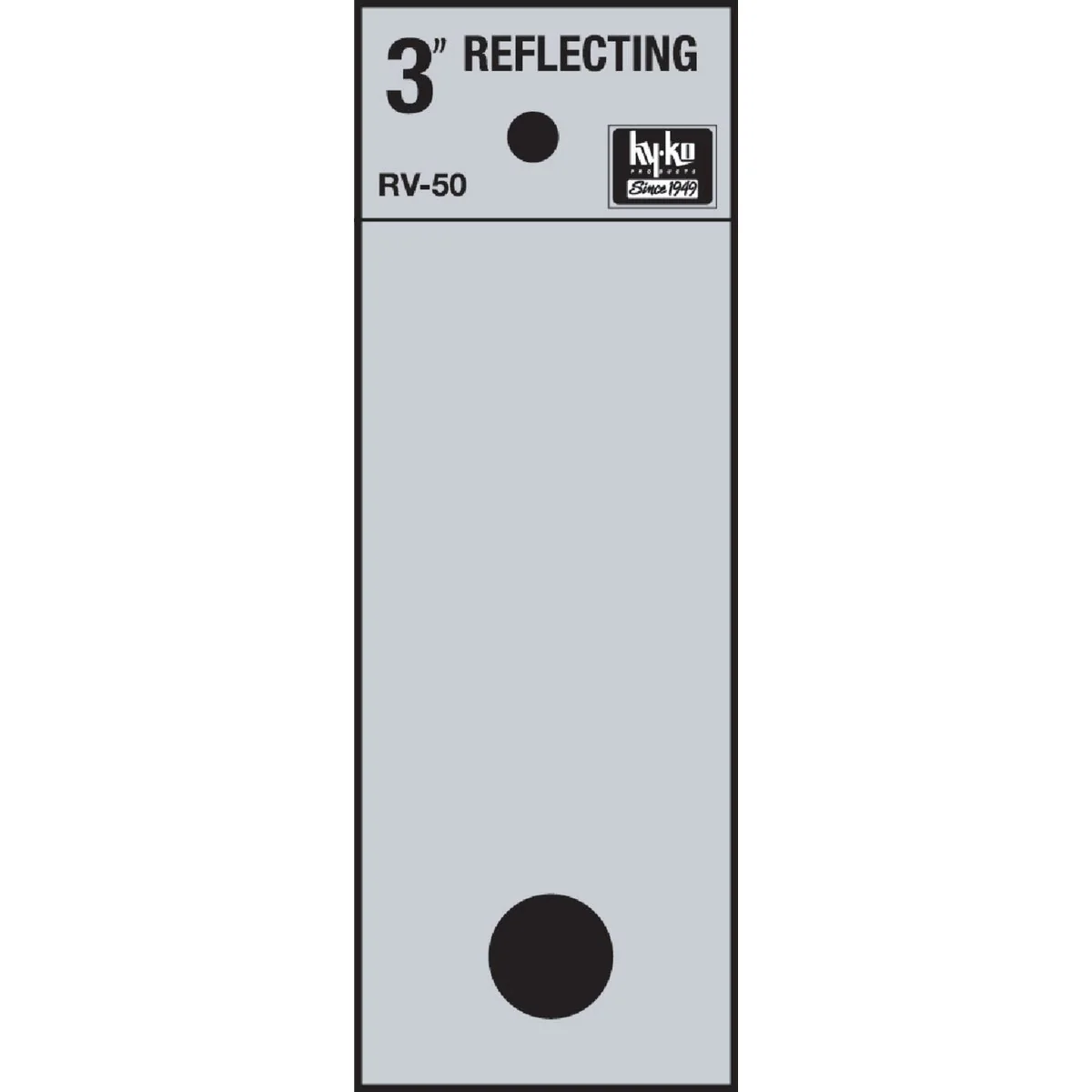Genuine Hy-Ko 3 In. Vinyl Adhesive Symbol Period Consistent