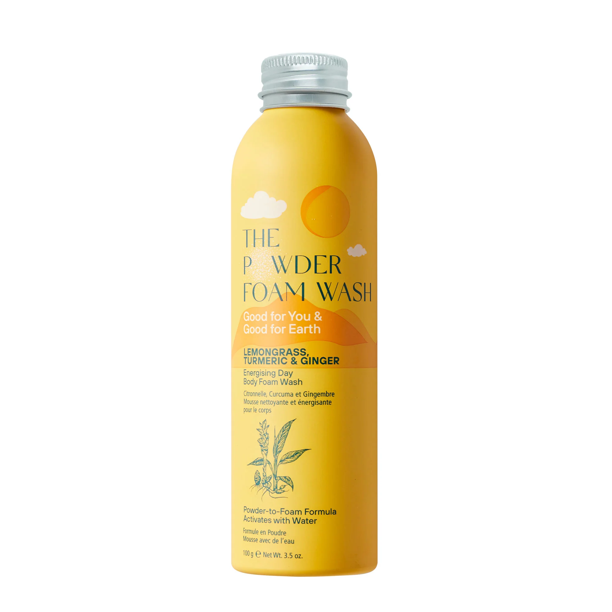 Genuine The Powder Shampoo Energising Body Foam Wash Solid
