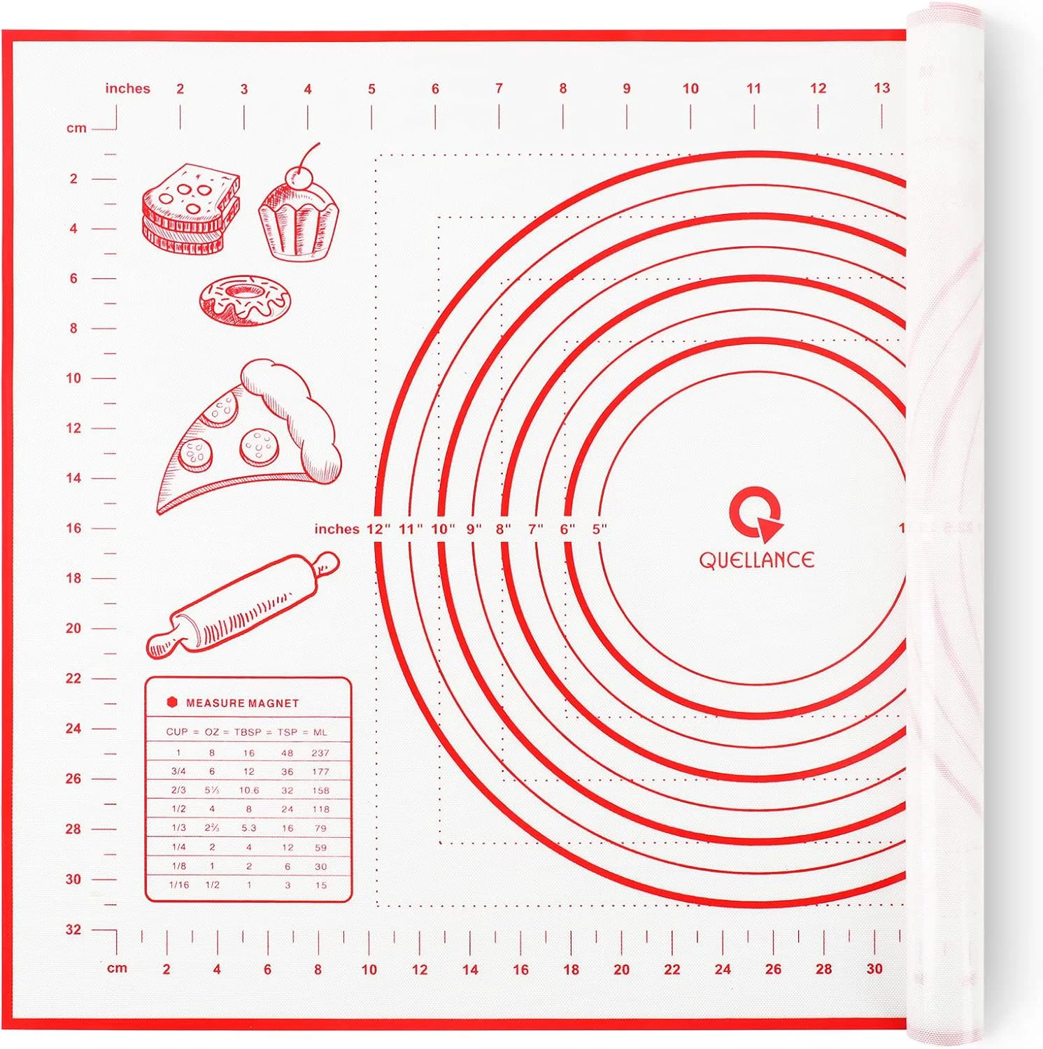 Quality Silicone Pastry Baking Mat Dough – 16x24Inch Large Non Stick Slip Cookie Bread Rolling Mats Sheet Carefully Designed
