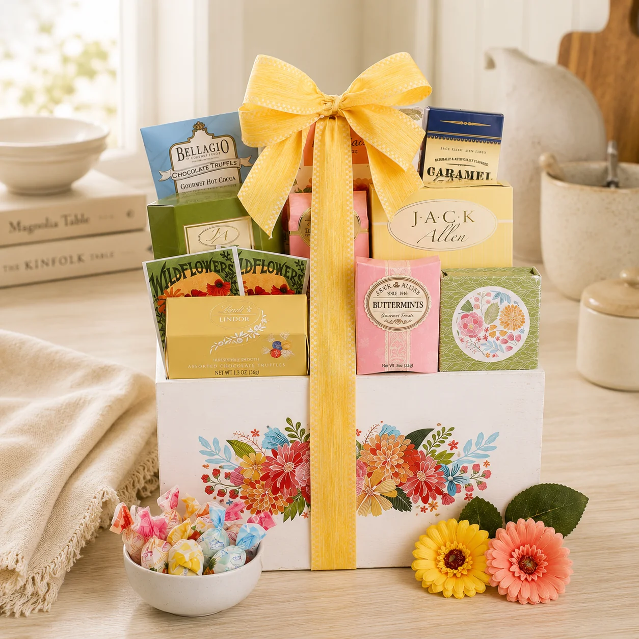 Stylish Sweet Moments Cookies Sweets Gift Basket Exclusive