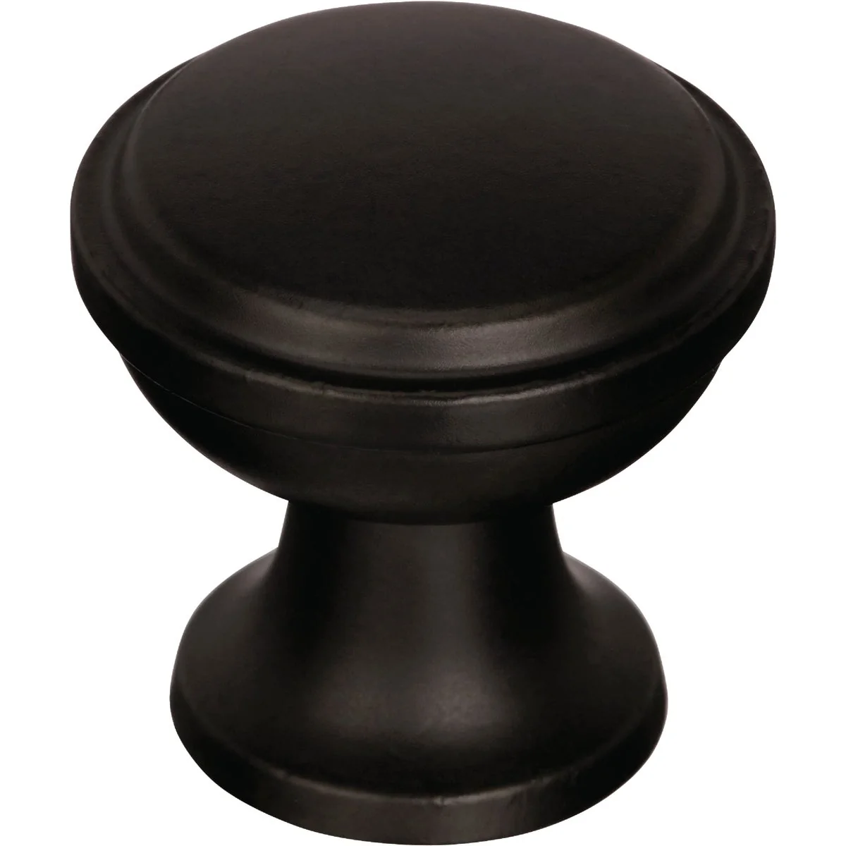 Smart Amerock Westerly Black Bronze 1-3 16 In. Cabinet Knob Soft