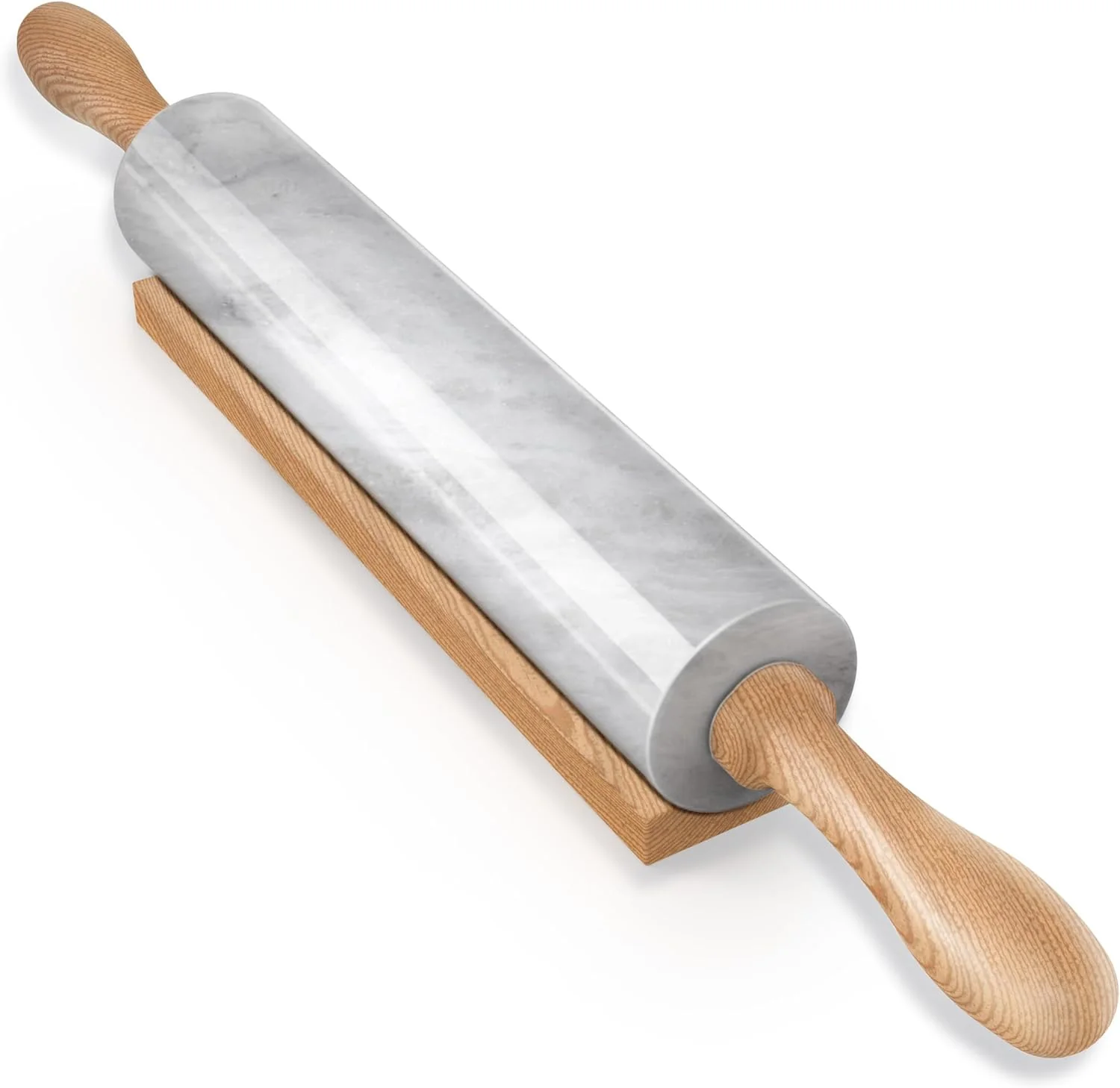 Contemporary Koville Marble Rolling Pin Non-Stick African Stone Polished Dough Roller Pasta Dumpling Ravioli Fondant Pie Crust Original Design