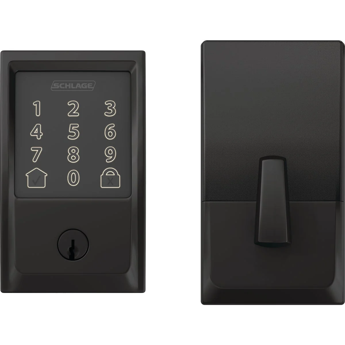 Healthy Schlage Encode Smart WiFi Deadbolt with Matte Black Century Trim Practical