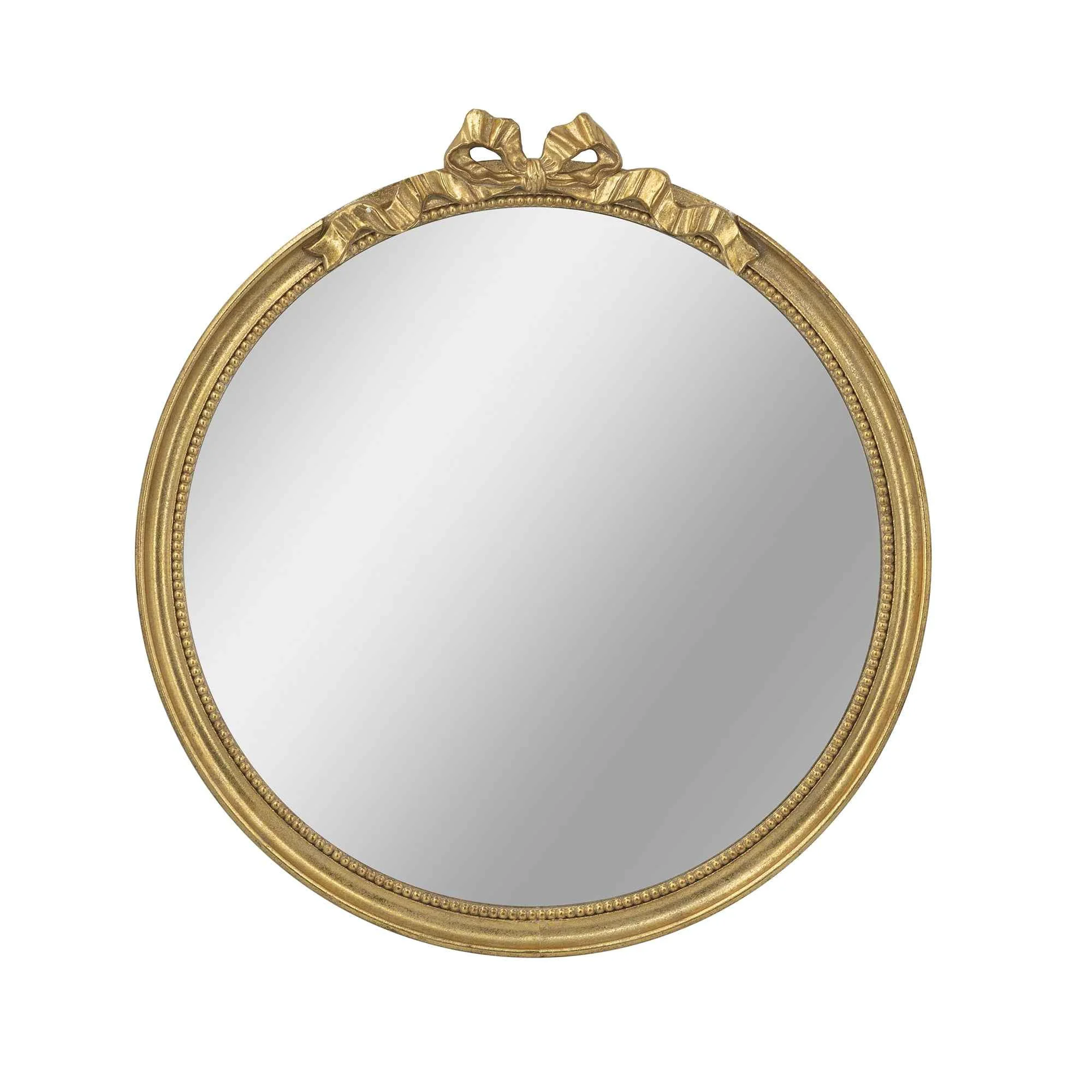 Relaxed 30′ x 32.1′ Round Decorative Wood Frame Wall Mirror Recyclable