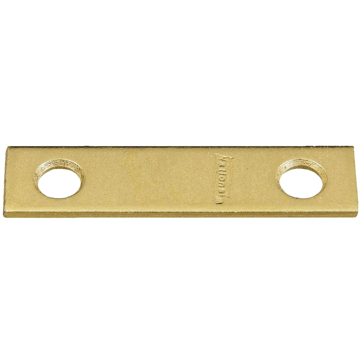 Advanced National Catalog 118 2 In. x 1 2 In. Brass Steel Mending Brace 4-Count Selected