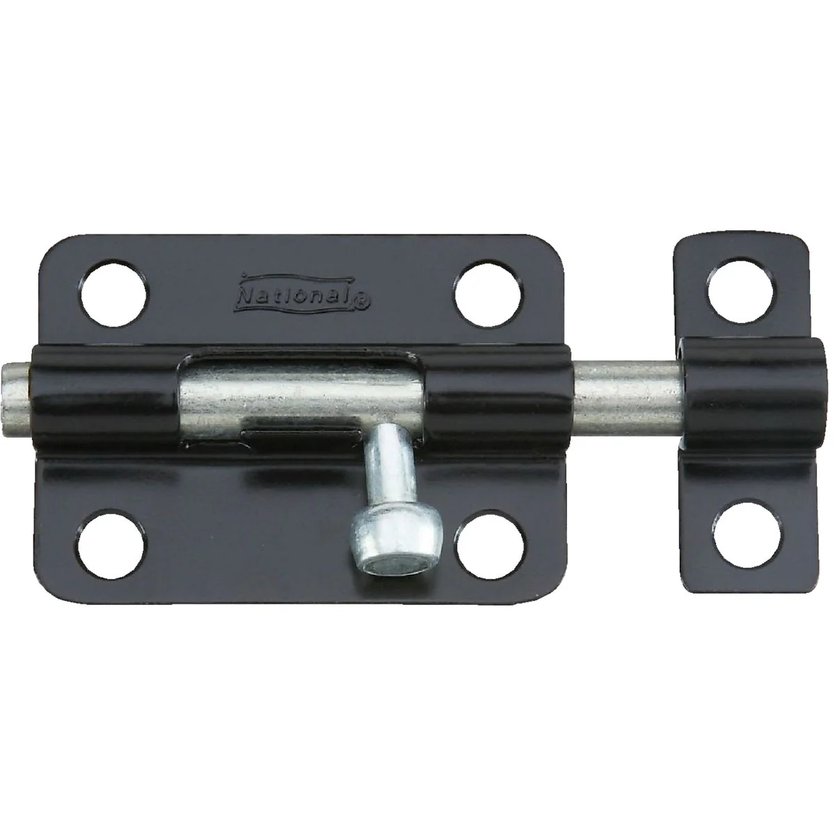 Fine Crafted National 3 In. Black Steel Door Barrel Bolt Stylish