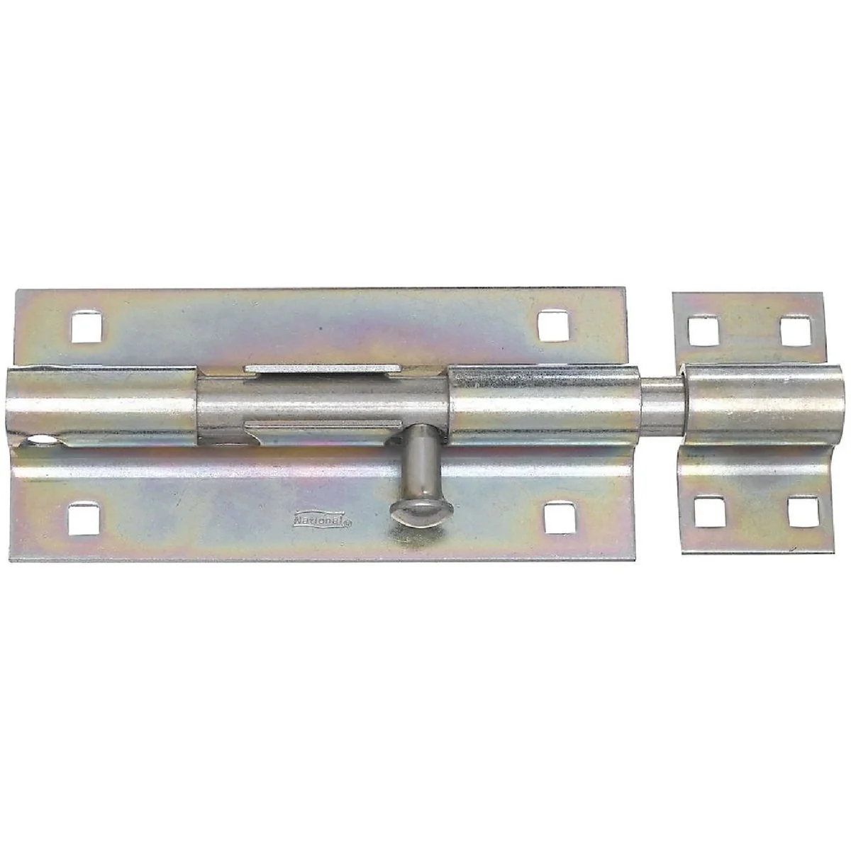 Soft National 8 In. Zinc Extra Heavy-Duty Door Barrel Bolt Specialty