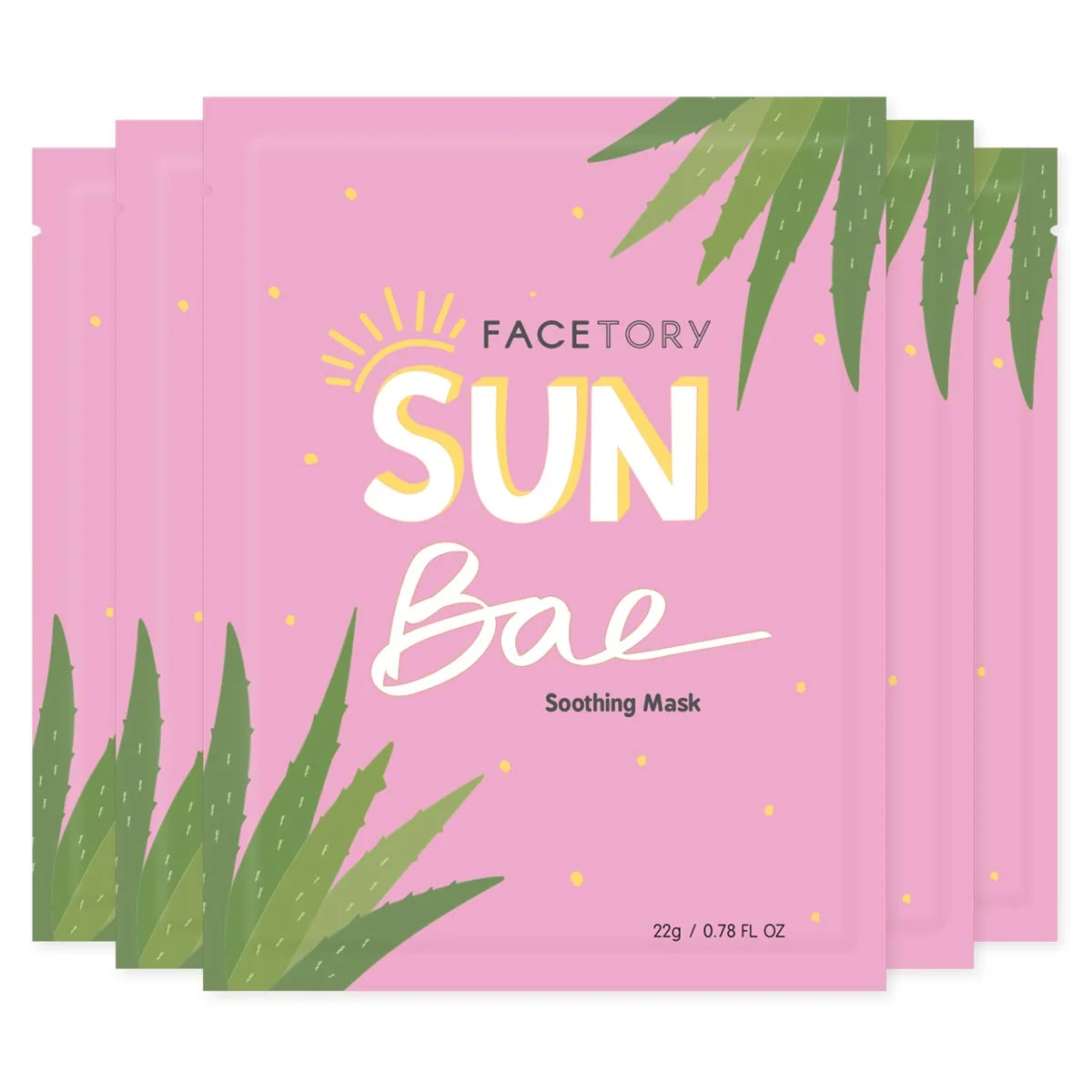 Stylish FaceTory Sun Bae SOOTHING Sheet Mask Premium