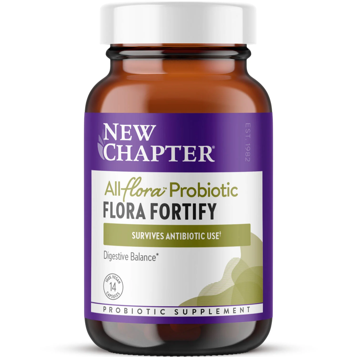 Recyclable New Chapter All Flora Probiotic Flora Fortify Specialty