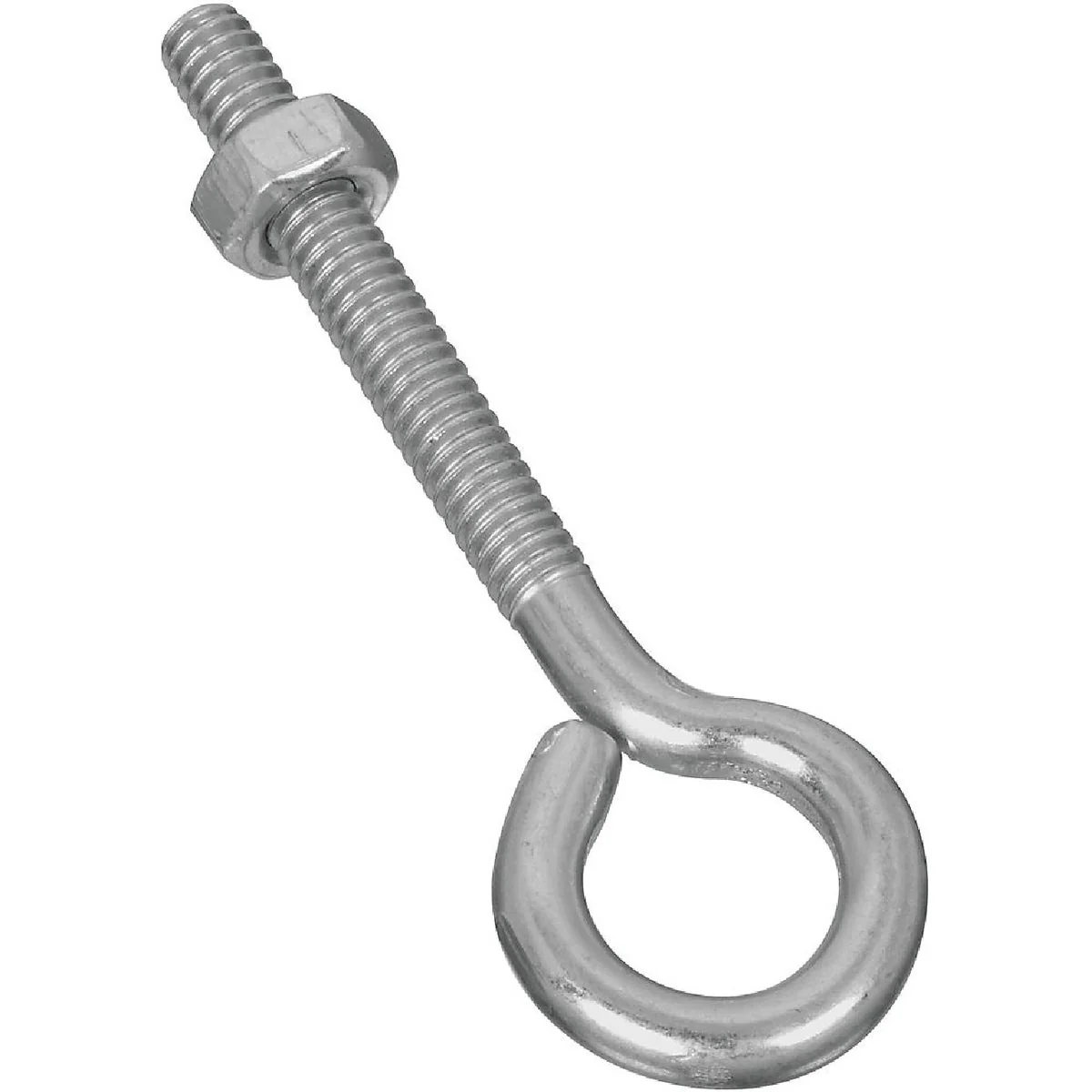 Fine Crafted National 1 4 In. x 3 In. Zinc Eye Bolt with Hex Nut Smart