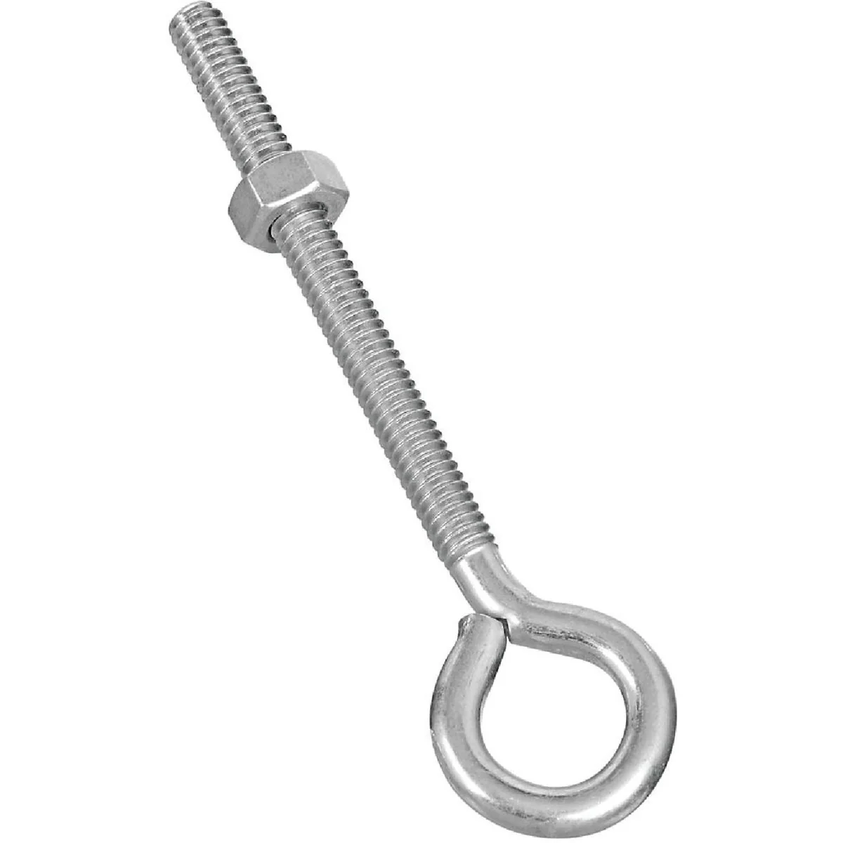 Effective National 1 4 In. x 4 In. Zinc Eye Bolt with Hex Nut Trusted