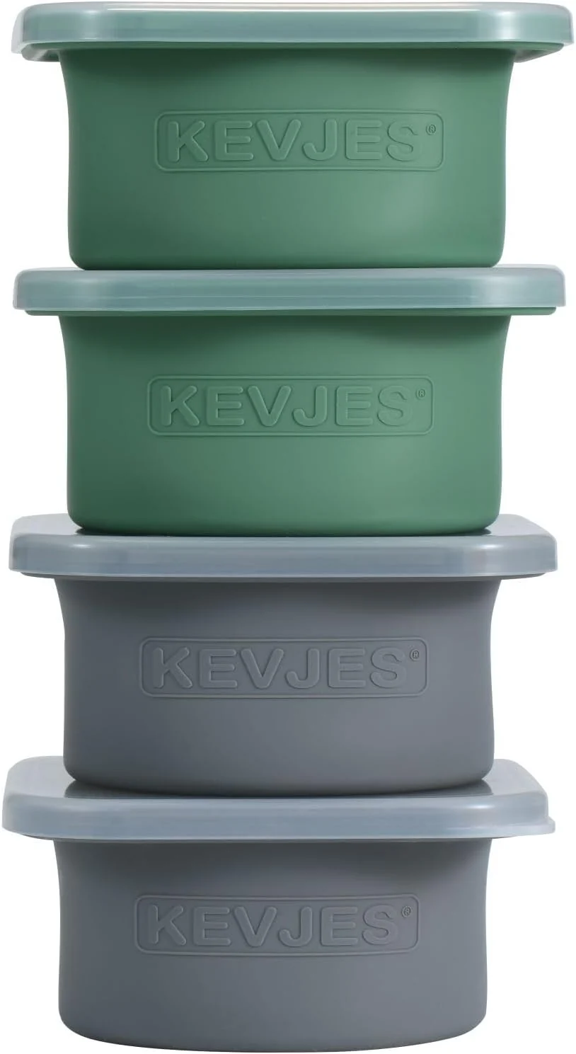 Practical PLUS-1000ml Pizza Dough Proofing Box for DIY Artisan Pizza Food Grade Silicone Stackable Containers with Lids. zer Fridge Premium