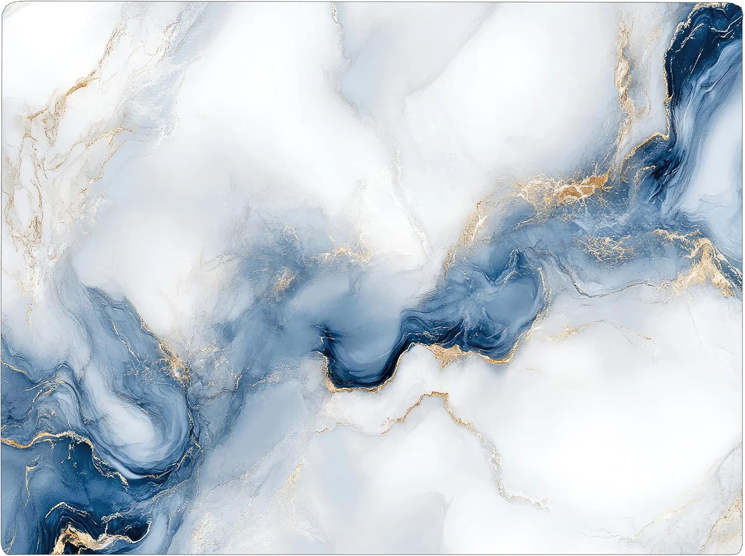 Expertly Made White Blue Cloudy Agate Marble Kitchen Glass Cutting Board Ocean Decorative Gift Marbled Granite Stone Rock Gift For Her Mom Wife Agate World-Class