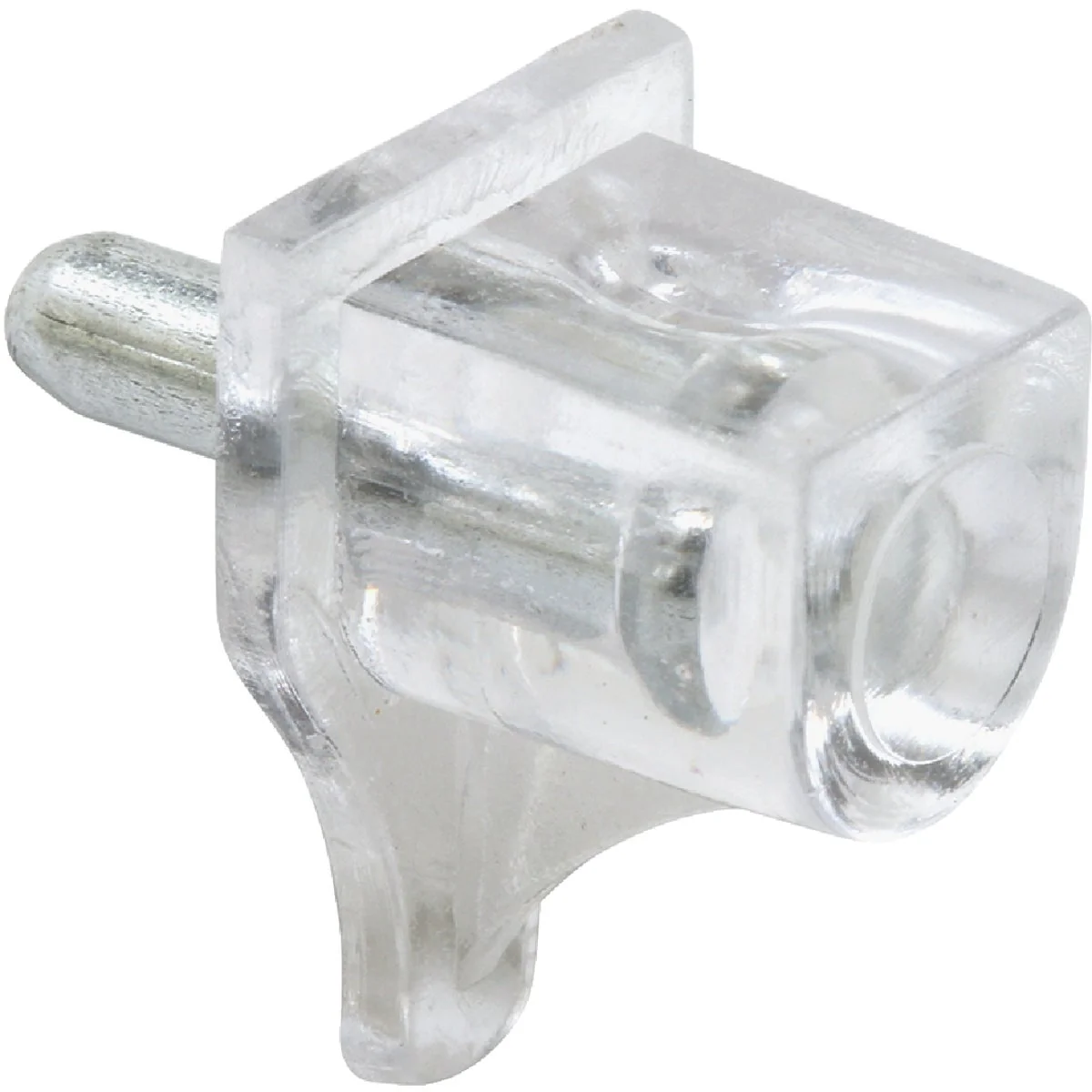 High-Quality Prime-Line 3mm Clear Plastic with Metal Stem Shelf Support 8-Count Elite