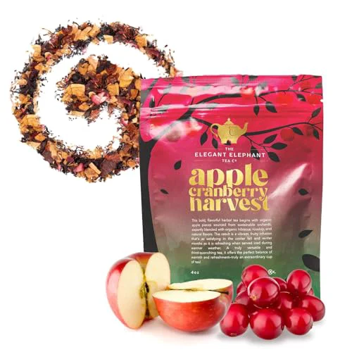 Exclusive Apple Cranberry Harvest Tea 4 Ounce Fine
