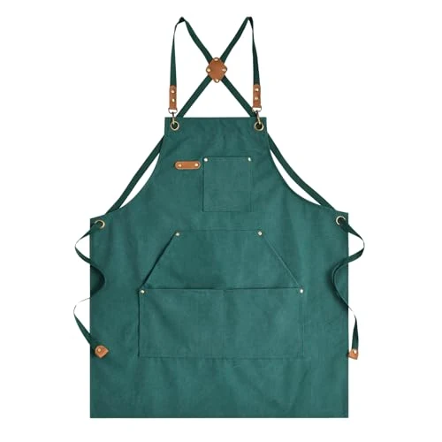 Premium Material Canvas Aprons for Men Chef Apron Versatile
