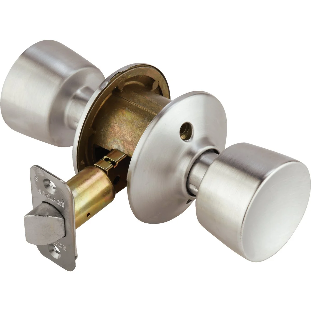 Sustainable Schlage Bell Satin Chrome Hall Closet Door Knob Casual