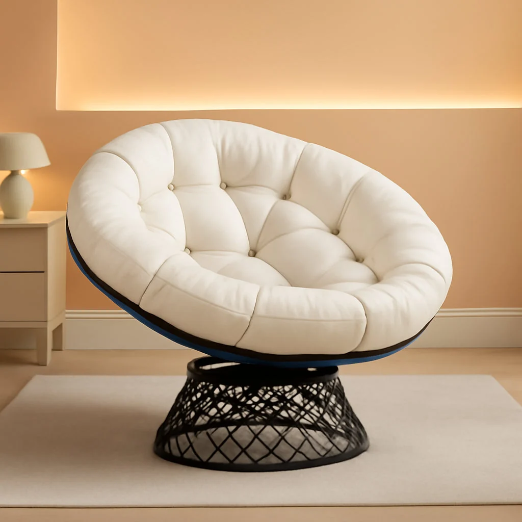 Comfortable 40 Inch Ergonomic Papasan Chair Cushioned Comfortably Effective