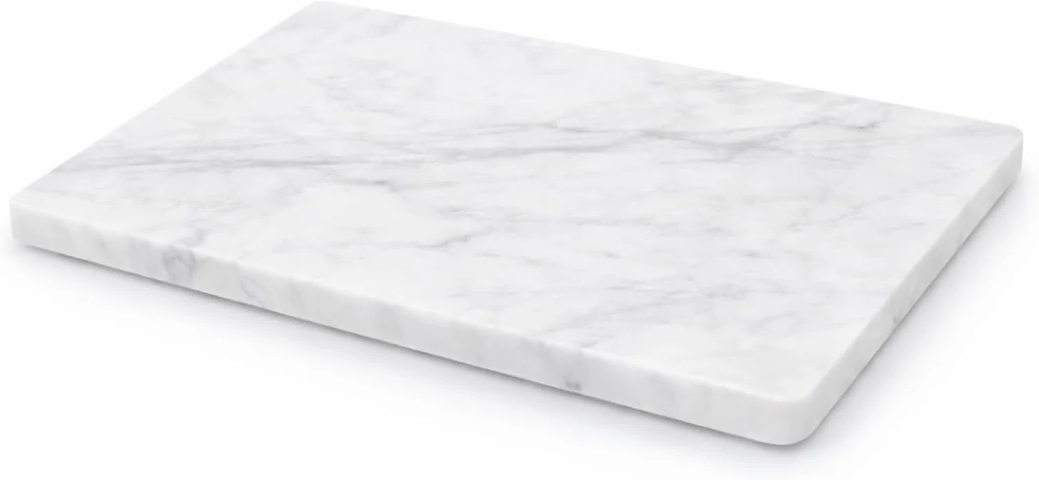 Original 8×12 Inches White Marble Cheese amp Charcuterie Board Natural Marble Non-Slip Feet Cutting Board amp Pastry Slab Premium Stone Kitchen Tray Premium Material