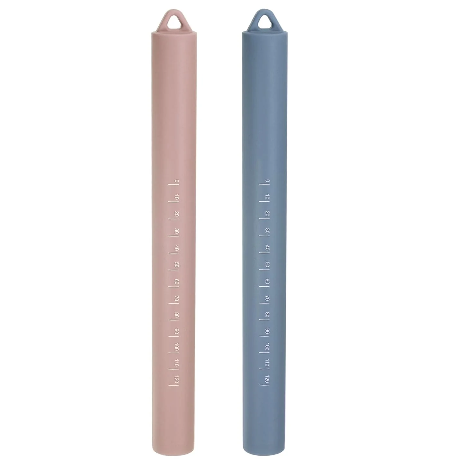 Recyclable Harfington 2pcs Silicone Rolling Pin 10 Stainless Silicone Surface Non-Stick Stainless Steel Inner Core Dough Roller Kitchen Roller for Baking Solid