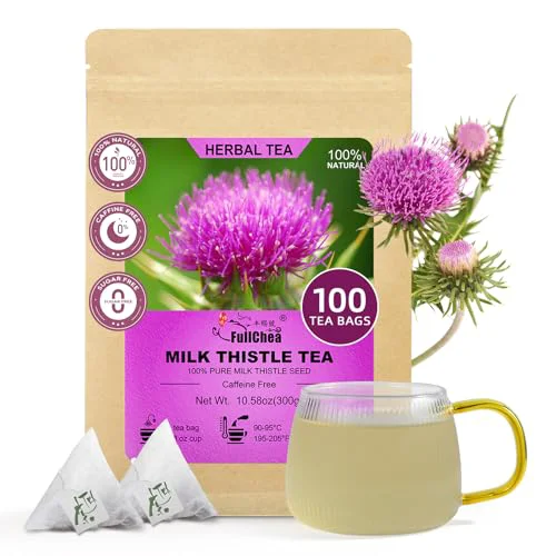 Trusted Milk Thistle Tea Bags 100 Count Clean