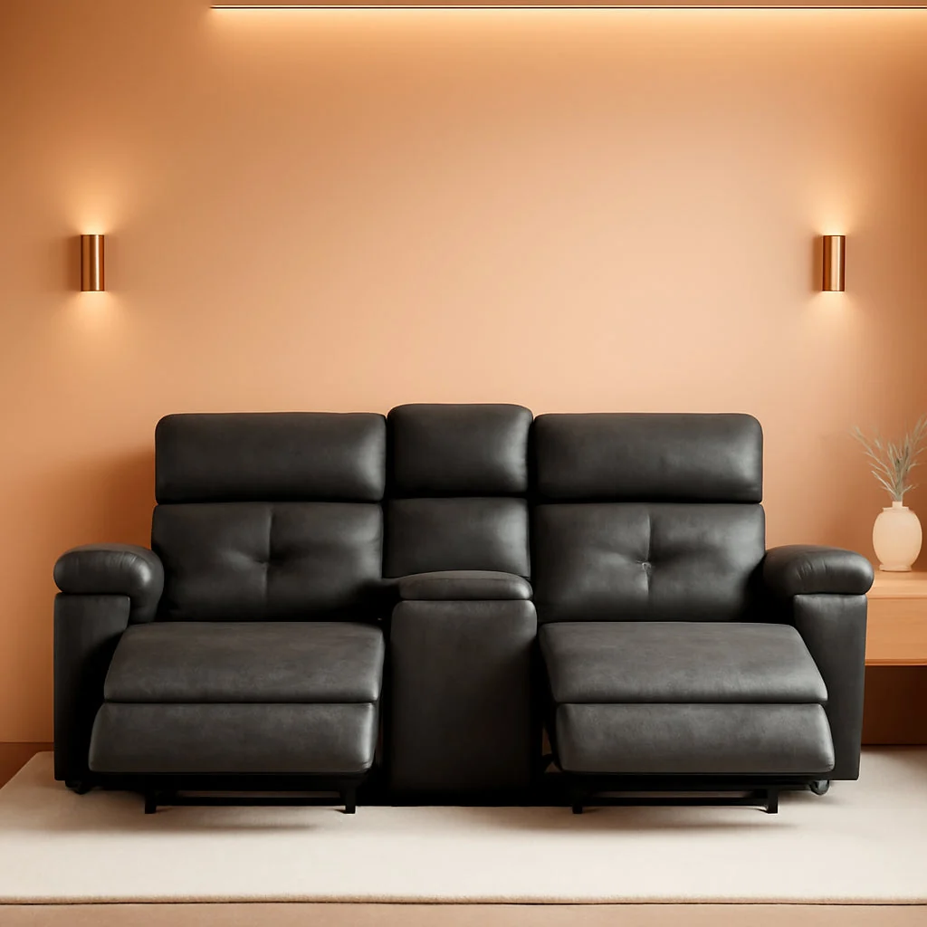 Sustainable 68 Inch UltraComfort Power Reclining Loveseat Heated Safe