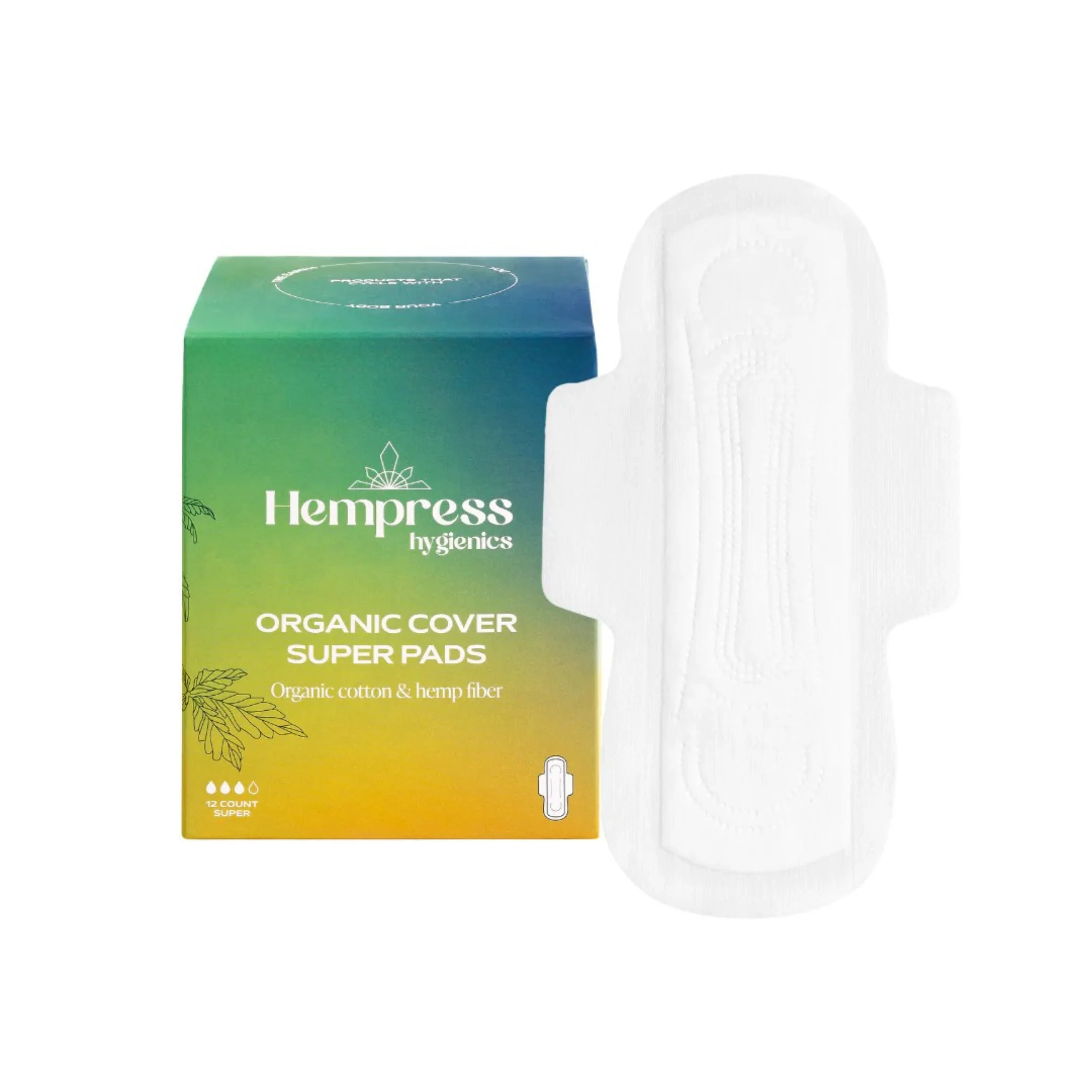 Fashionable Hempress Hygienics Hemp Super Pad Expertly Made
