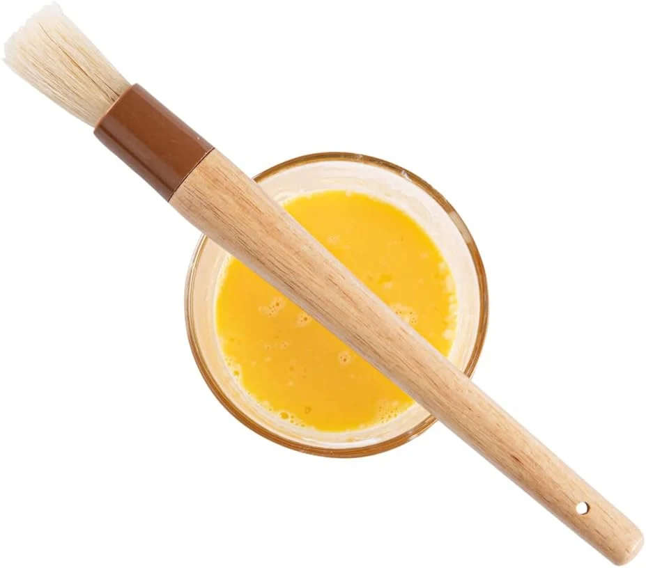 Artisan Restaurantware-Pastry Tek 1 Boar Bristles Pastry Brush 11.8 Inches Buttering Tool â€ Hardwood Handle Built-In Hanging Hole Smart