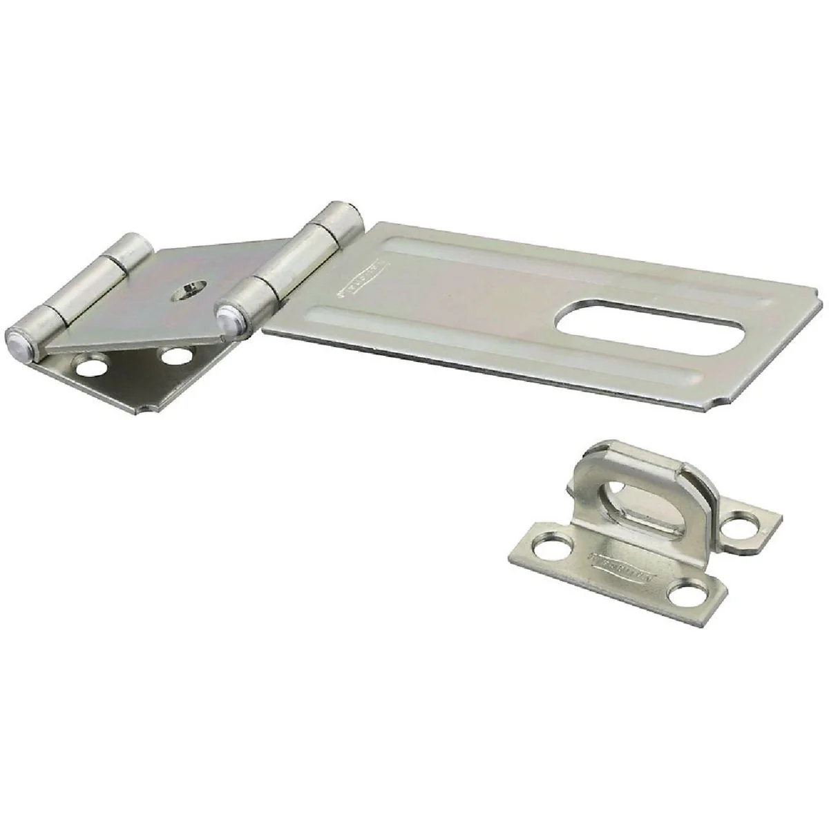 Professional National 4-1 2 In. Double Hinge Zinc Hasp Consistent