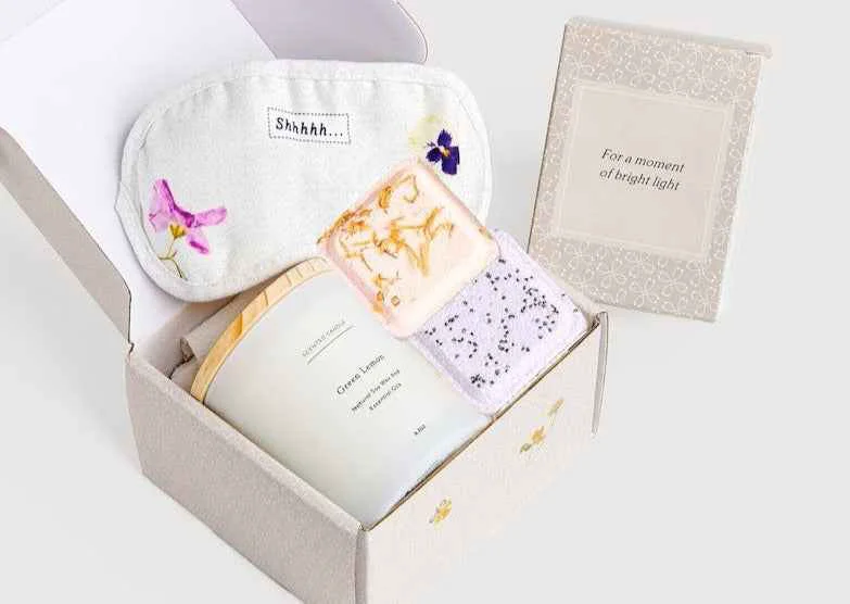Quality Green Lemon Spa Gift Box – Candle Shower Steamers Eye Mask Reliable