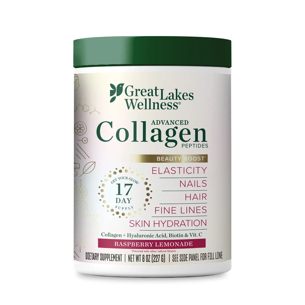 Comfortable Great Lakes Wellness Beauty Boost Advanced Collagen Peptides Powder