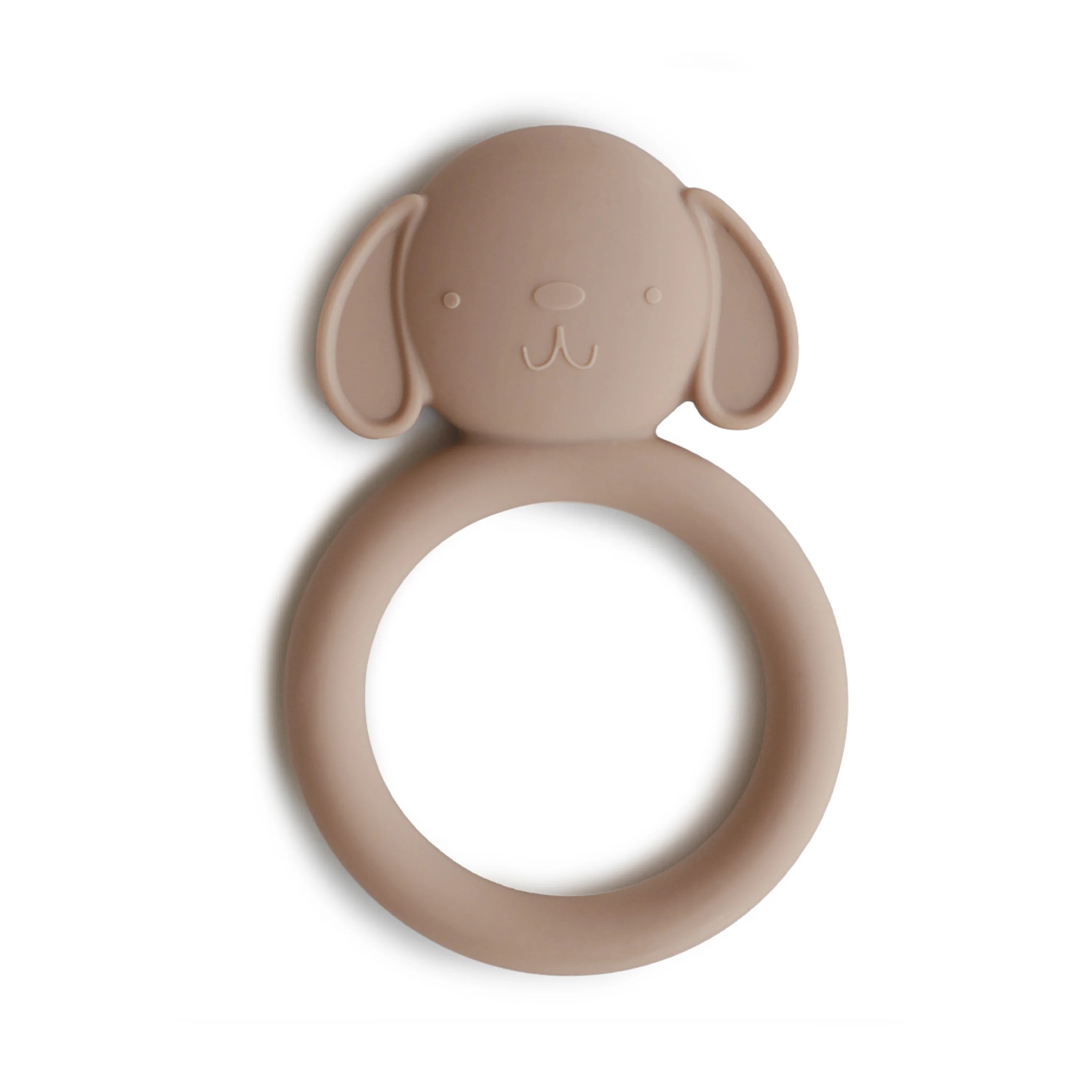 Proven mushie Dog Soothing Teether – Safe non-toxic BPA- Food-Grade Silicone Authentic