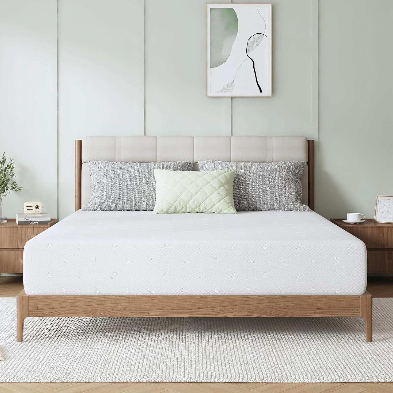 Convenient 14 Inch King Size Memory Foam Mattress for Comfort Dependable