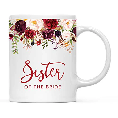 Clean 11oz. Wedding Ceramic Coffee Tea Mug Gift Contemporary