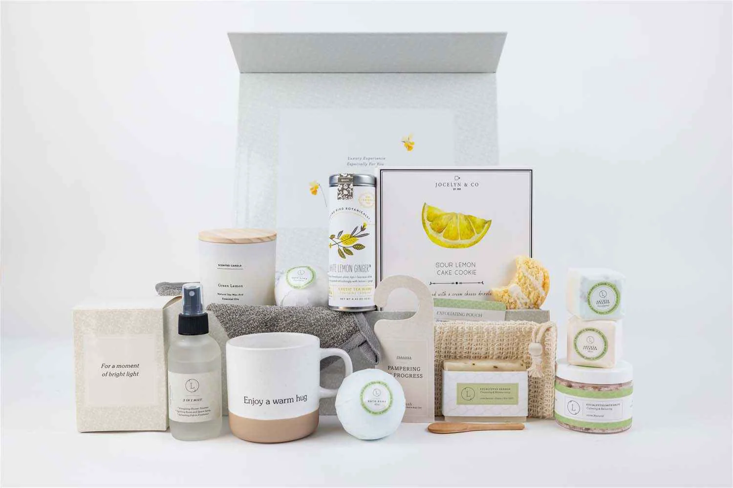 Lightweight Get Well Gift Basket – Luxury Natural Spa Care Package Functional