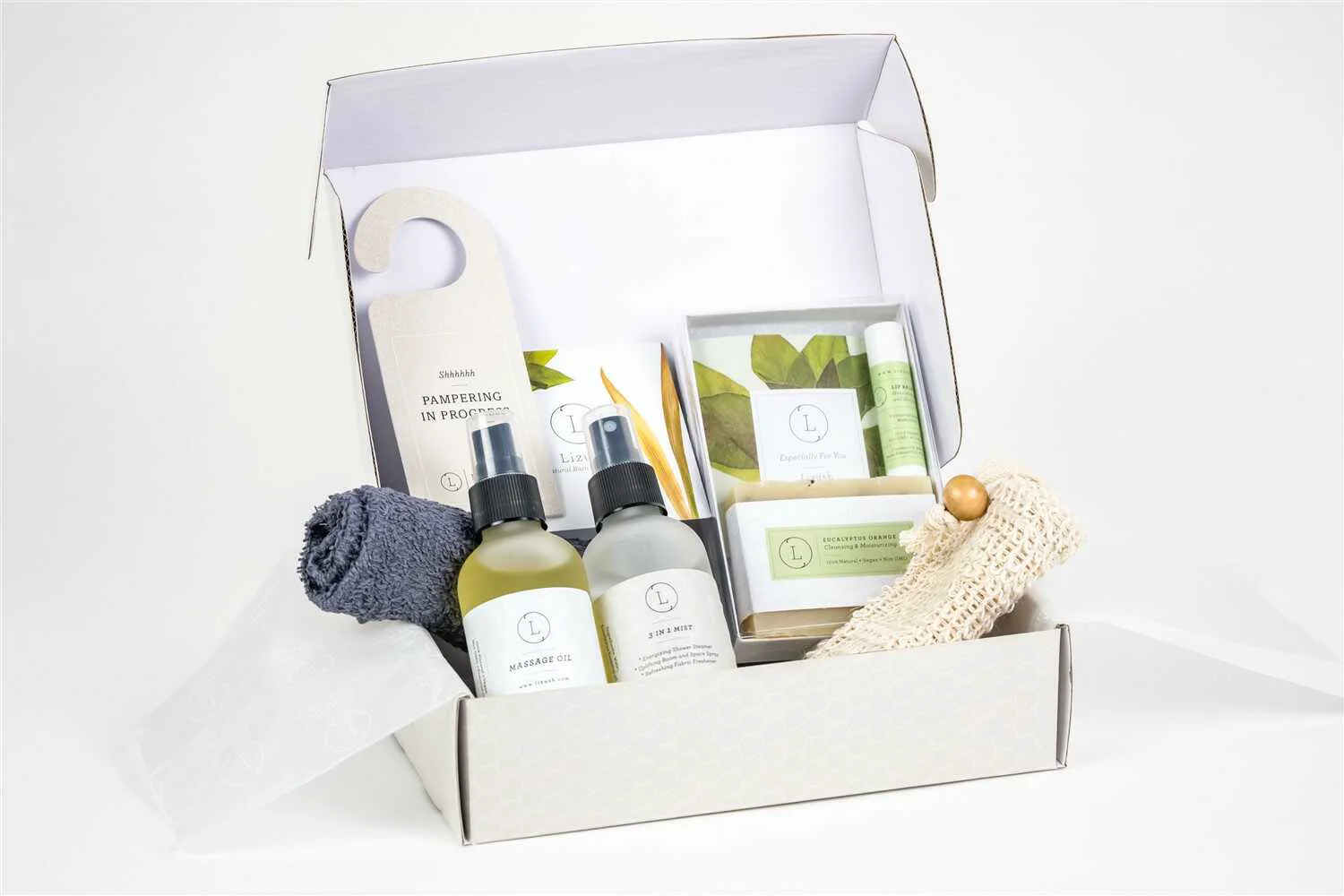 Superior Eucalyptus Massage Gift Box – Natural Spa Set for Couples Prestigious