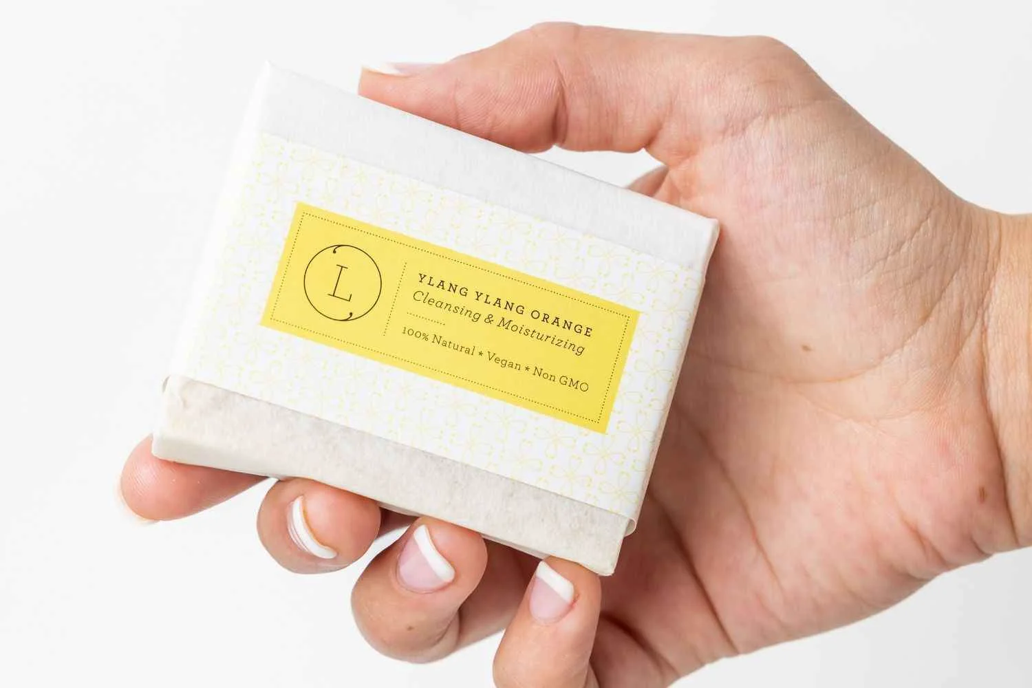 Optimized Orange Ylang Ylang Handmade Soap Bars – Vegan Set of 2 Reusable