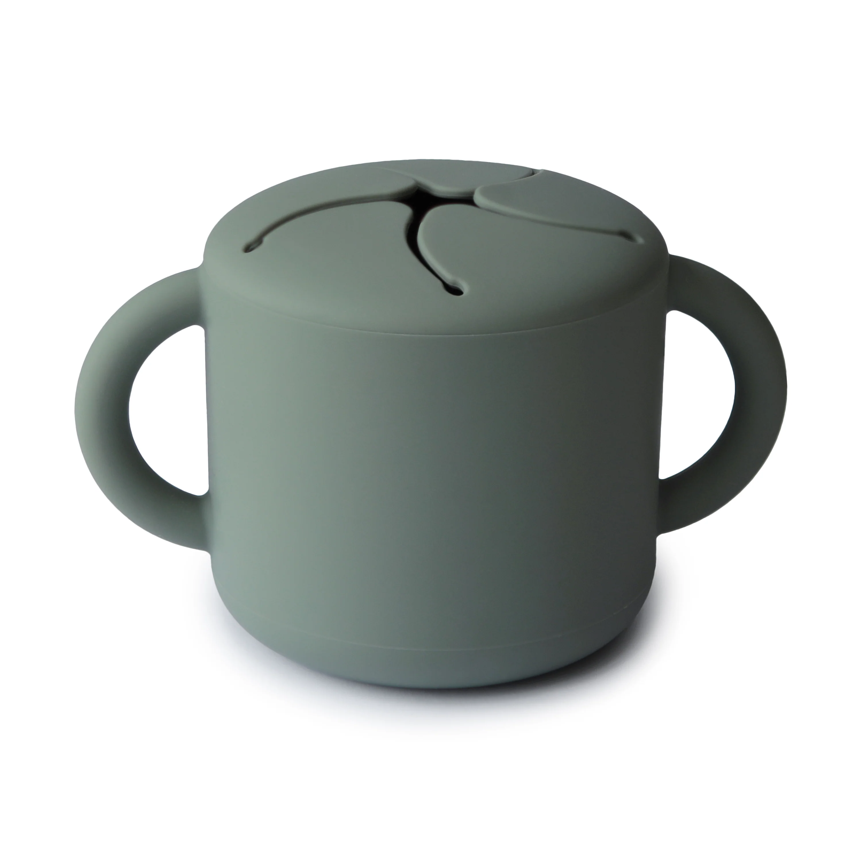Reliable mushie Silicone Snack Cup – Easy-Grip Handles BPA- Functional