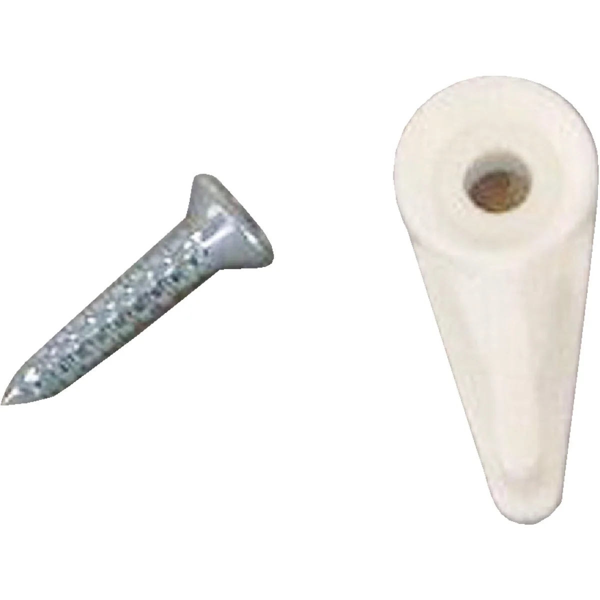 Specialty United States Hardware 5 32 In. x 15 16 In. White Storm Screen Clip 50 Count Green